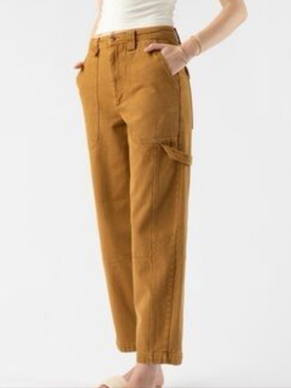 Alex Mill Caramel Tan Cargo Pants